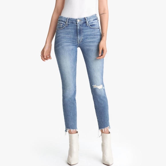 Mother High Rise Distressed Stunner Jeans 27 - Picture 2 of 8